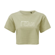 Load image into Gallery viewer, Actually I Can Cropped T-Shirt