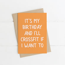 Load image into Gallery viewer, Crossfit Birthday Card
