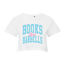 Load image into Gallery viewer, Books & Barbells Cropped T-Shirt