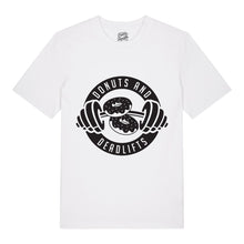 Load image into Gallery viewer, Donuts & Deadlifts Unisex T-Shirt