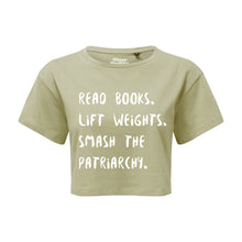 Load image into Gallery viewer, Smash The Patriarchy Cropped T-Shirt
