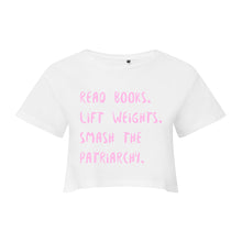 Load image into Gallery viewer, Smash The Patriarchy Cropped T-Shirt
